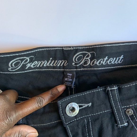 { Gap } Premium Bootcut Jeans Sz 8/29 - Picture 5 of 7